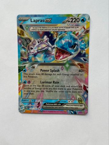 Pokemon Lapras (032/142) beschikbaar voor biedingen