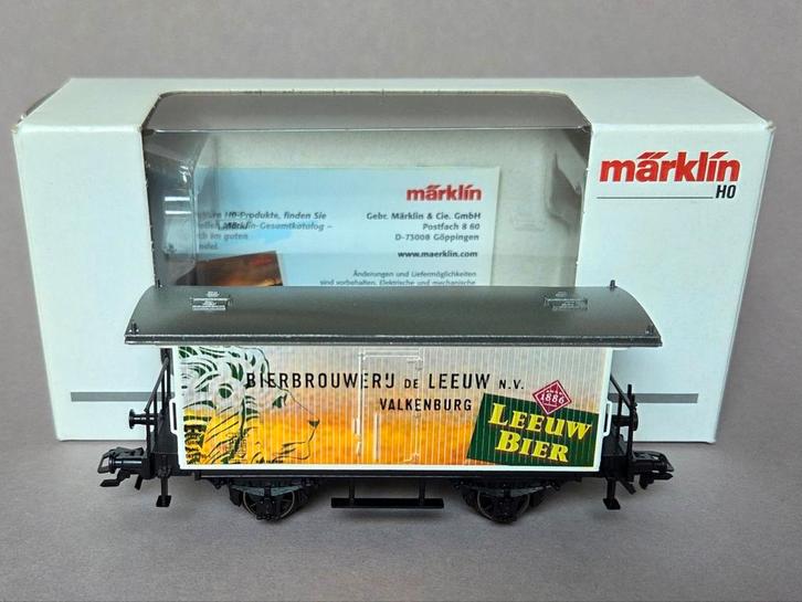 Märklin 48281 NL / NS Bierkoelwagen Brouwerij Leeuw Bier, Hobby en Vrije tijd, Modeltreinen | H0, Zo goed als nieuw, Wagon, Wisselstroom