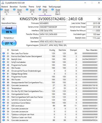 Harddisk Kingston SSDNow 300V 240GB beschikbaar voor biedingen
