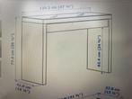 Ikea Malm toilettafel "4 onderdelen"  Lees beschrijving., Huis en Inrichting, Ophalen, Gebruikt, 50 tot 100 cm, Glas