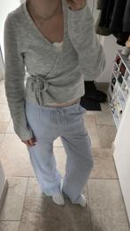 Bershka gestreepte broek XS, Ophalen of Verzenden, Zo goed als nieuw, Maat 46 (S) of kleiner, Blauw