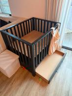 Babybox Vierkant Zwart - Prima Staat!, Ophalen of Verzenden, Gebruikt, Ledikant