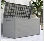Nieuwe Lichtgrijze Tuinkussenbox 280L, Ophalen of Verzenden, Nieuw, Kunststof, Overige typen