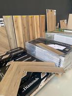 Restant PVC klik visgraat pallets showroom vianen, Huis en Inrichting, Vianen, Visgraat klik pvc, Beige, Overige typen