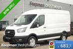 Ford Transit 350 2.0TDCI 165pk L2H2 Trend | Automaat | 2800k, Auto's, 1995 cc, 4 cilinders, 2800 kg, Wit
