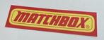 MATCHBOX  bordje retro 36x10 kunststof, Ophalen of Verzenden, Zo goed als nieuw, Reclamebord
