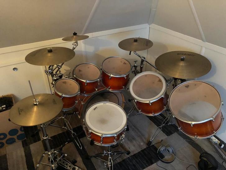 Cadeson blast maple 7 delige drumset, Muziek en Instrumenten, Drumstellen en Slagwerk, Zo goed als nieuw, Overige merken, Ophalen