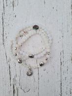 Biba witte kralenarmbandjes 4 euro pst nieuw, Sieraden, Tassen en Uiterlijk, Armbanden, Wit, Kunststof of Plastic, Nieuw, Ophalen of Verzenden