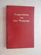 Eenige brieven van John Warburton, Ophalen of Verzenden, Zo goed als nieuw