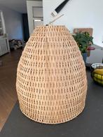 Rotan lampenkap met ophanging, Huis en Inrichting, Lampen | Lampenkappen, Ophalen of Verzenden, Zo goed als nieuw, Rond