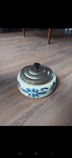 Vintage Delfts Blauw  mosterd/suiker pot dovo keramiek, Antiek en Kunst, Ophalen of Verzenden