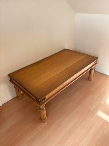 Eiken fineer salontafel - zie foto's! beschikbaar voor biedingen