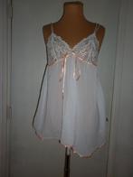 babydoll maat small, Verzenden, Wit, Nachtkleding