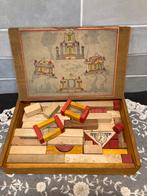 Vintage blokkendoos, bouwstenen (091025s), Ophalen of Verzenden