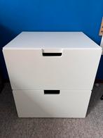 Stuva Witte ladekast met 2 lades ikea, Ophalen, Gebruikt, Kunststof, 50 tot 100 cm