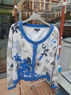 Gileetje bloemenprint blauw Terre Bleue mt 44, Maat 42/44 (L), Ophalen of Verzenden, Zo goed als nieuw, Terre Bleue