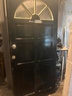Houten voordeur. 93 cm breed en 201 hoog, Doe-het-zelf en Verbouw, Deuren en Horren, Ophalen, Zo goed als nieuw, Buitendeur, 200 tot 215 cm