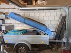 Aanhanger gesloten kap hele praktische kar, Auto diversen, Aanhangers en Bagagewagens, Ophalen of Verzenden, Gebruikt