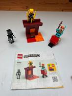 LEGO 21266 Minecraft De lavastrijd in De Nether, Ophalen of Verzenden, Zo goed als nieuw