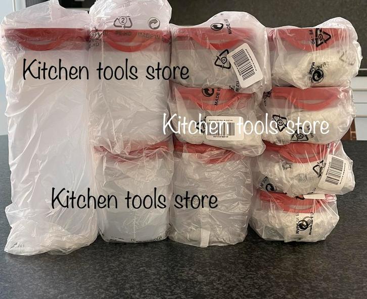 Tupperware ruimtespaarders ruimtemakers rood ruimtespaarders, Huis en Inrichting, Keuken | Tupperware, Nieuw, Rood, Ophalen of Verzenden