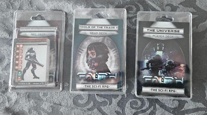 3x decks voor de Faith TTRPG, Hobby en Vrije tijd, Gezelschapsspellen | Overige, Nieuw, Verzenden