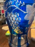 Vintage Boheemse Kristallen Vaas Haida Art Deco, Antiek en Kunst, Ophalen of Verzenden