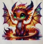 baby draakje strijkapplicatie 18cm, Hobby en Vrije tijd, Verzenden, Nieuw