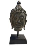 Oud Thais bronzen Boeddha-hoofd (fragment), Ophalen of Verzenden, Gebruikt