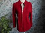 Mooi bordeaux vest van SIXTH DENSE met scheerwol, Ophalen of Verzenden, Zo goed als nieuw, Maat 36 (S), Rood