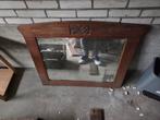 antieke muurspiegel Indonesië, Antiek en Kunst, Antiek | Spiegels, Ophalen of Verzenden, Rechthoekig
