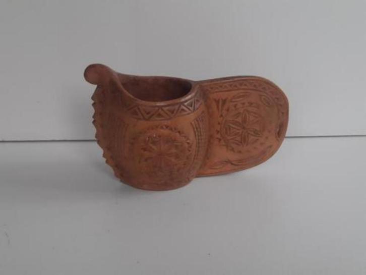 houten herdersbeker , handgesneden volkskunst, Antiek en Kunst, Curiosa en Brocante, Ophalen of Verzenden