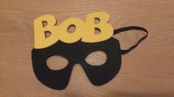 Nieuw, zwart masker, vilt, BOB masker met elastiek beschikbaar voor biedingen