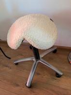 Score ergonomische zadelkruk, bureaustoel, actief zitten, Huis en Inrichting, Bureaustoelen, Ophalen, Gebruikt, Beige, Bureaukruk