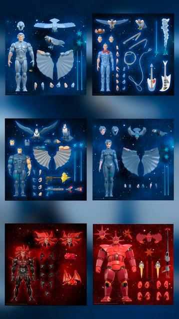 Super7 SilverHawks,Super7,SilverHawks,Neca,Sideshow. beschikbaar voor biedingen