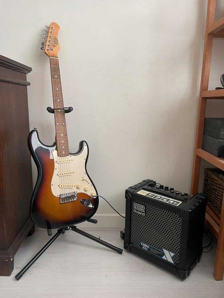 Gitaar/ versterker/ pedalen, Muziek en Instrumenten, Versterkers | Bas en Gitaar, Gebruikt, Gitaar, Minder dan 50 watt, Ophalen