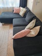 Zwarte hoeklounge bank, Huis en Inrichting, Ophalen
