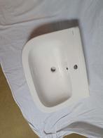 Wastafel 60 cm Geberit wit., Ophalen of Verzenden, Zo goed als nieuw, Steen, Wastafel