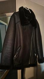 Zara lammy XL, Kleding | Dames, Jassen | Winter, Ophalen of Verzenden, Zo goed als nieuw, Maat 46/48 (XL) of groter, Zwart