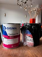 Sigma Contour PU Gloss en Vorlack Matt RAL 6009 Donkergroen, Nieuw, Ophalen of Verzenden, Verf, Minder dan 5 liter