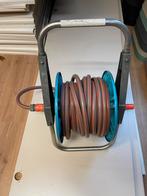 Gardena haspel met slang, Tuin en Terras, Ophalen, Zo goed als nieuw