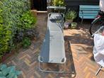 Ligbed / zonnebed aluminium lichtgewicht en inklapbaar!, Tuin en Terras, Ophalen, Zo goed als nieuw, Aluminium, Inklapbaar