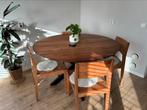 Eetkamer tafel, Huis en Inrichting, Tafels | Eettafels, 100 tot 150 cm, Industrieel, 100 tot 150 cm, Rond