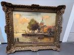 Schilderij Dordrecht te koop inclusief lijst, Ophalen of Verzenden