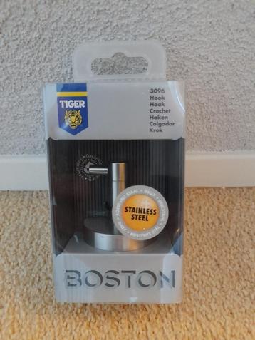 Tiger Haak Boston groot geborsteld RVS Gloednieuw! beschikbaar voor biedingen