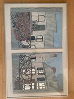 mooi schilderij, litho., Antiek en Kunst, Kunst | Litho's en Zeefdrukken, Ophalen of Verzenden