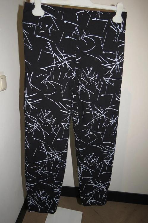 Joseph Ribkoff stretch broek kwaliteit witte print hanger M, Kleding | Dames, Broeken en Pantalons, Zo goed als nieuw, Maat 38/40 (M)