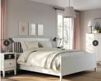 IDANÄS Bed frame with storage drawers 180x200 cm with base, Ophalen, Wit, Tweepersoons, Zo goed als nieuw