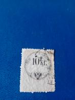 Oostenrijkse postzegel - 10 kr, Ophalen of Verzenden, Gestempeld