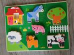 Houten puzzel boerderij, Ophalen, Gebruikt, Van hout, Minder dan 10 stukjes