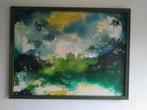 Schilderij landschap, Antiek en Kunst, Kunst | Schilderijen | Abstract, Ophalen